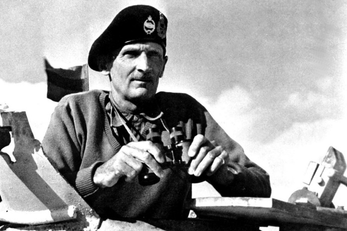 British Field Marshal Bernard Law Montgomery