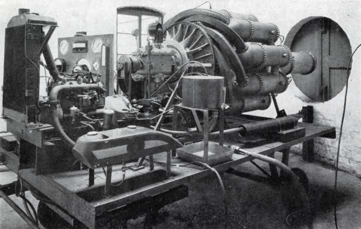 the first jet engine designed by Frank Whittle