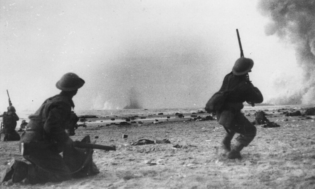 British soldiers at Dunkirk