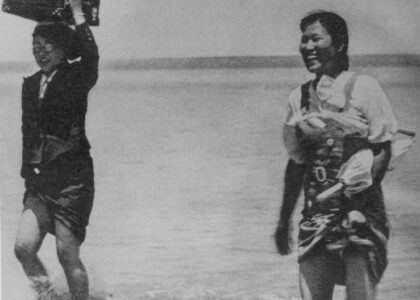 comfort women crossing river