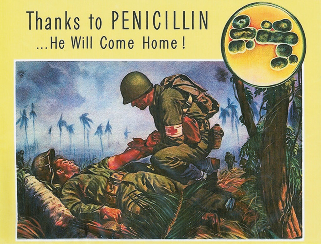 penicillin advertisement world war II